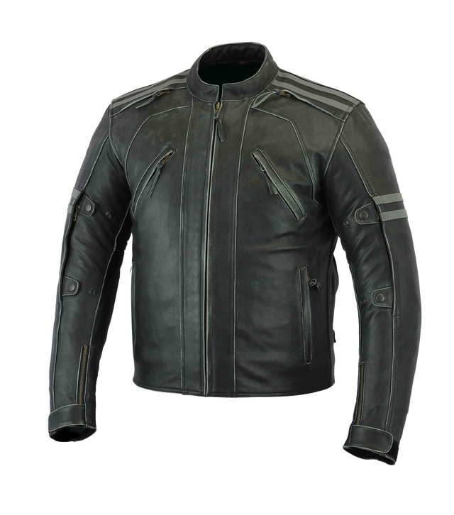 Gryphon Dean Men's leather motorcycle jacket